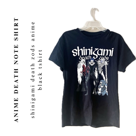 (women’s) Death Note Shinigami demi gods black anime tshirt - Picture 4 of 12